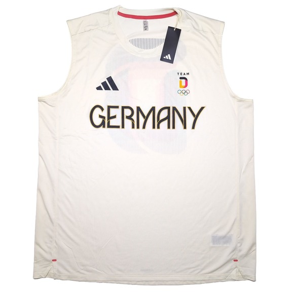 adidas Other - ADIDAS Germany Deutschland 2024 Olympics Tank Top Shirt Soccer Cream XL ~ New